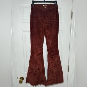 Kancan Signature High Rise Corduroy Flare